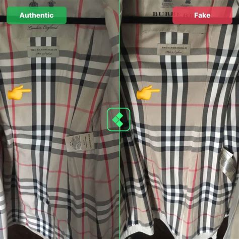 burberry flannel fake